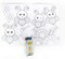 TINYMILLS Bumble Bees Honeybees Coloring Book and Crayon Set for Kids Party Favors with 12 Coloring Books and 48 Crayons
